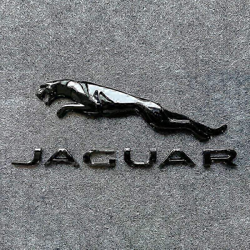 3D METAL Car Front Hood Emblem Rear Trunk Badge Sticker Rear Trunk Decoration Suitable for Jaguar XE XF XJ F-Pace F-Type X-Type S-Type