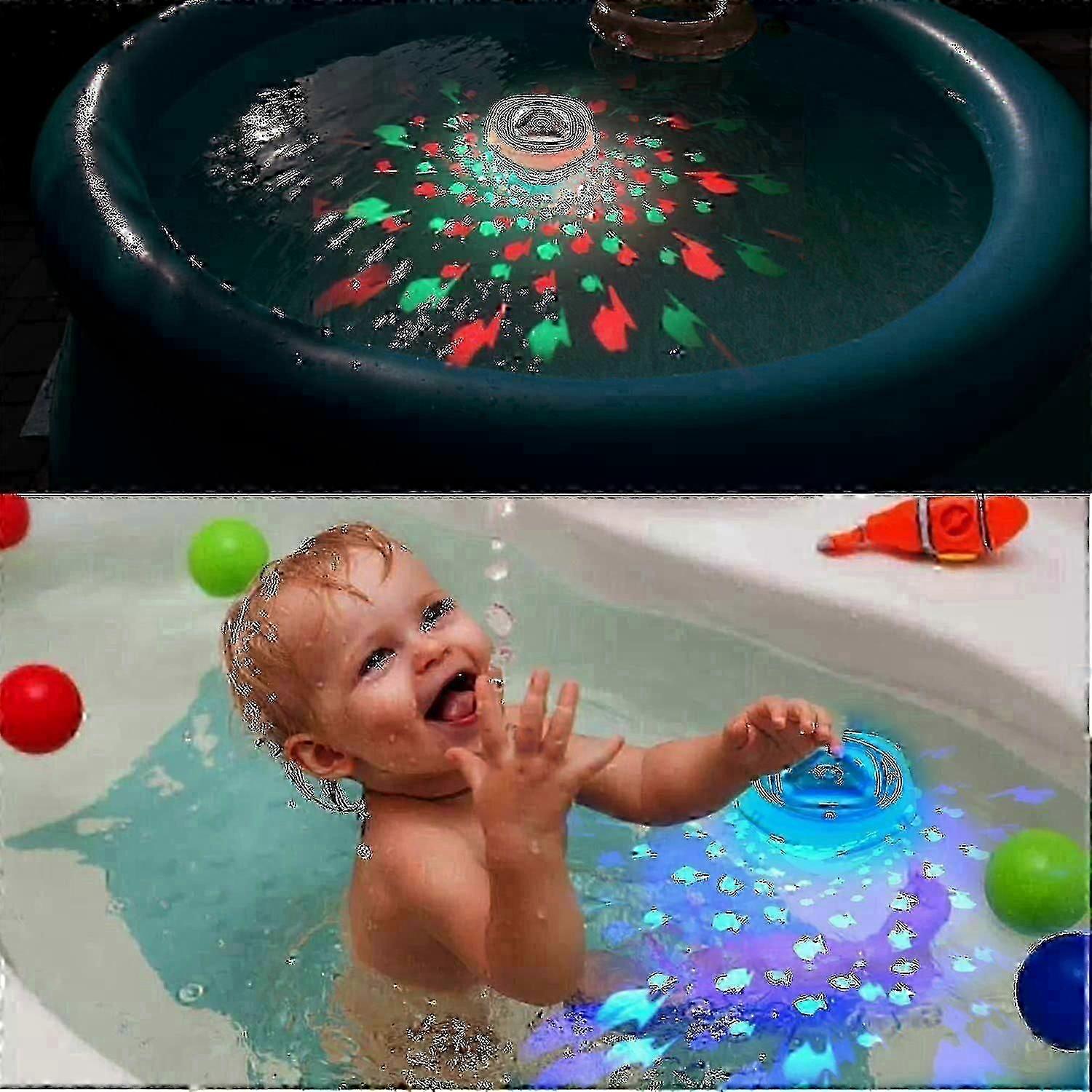 Intelligent Projection Light Bath Light Pool Light Led Colorful Ambient Light Diving Light Decorative Light myi