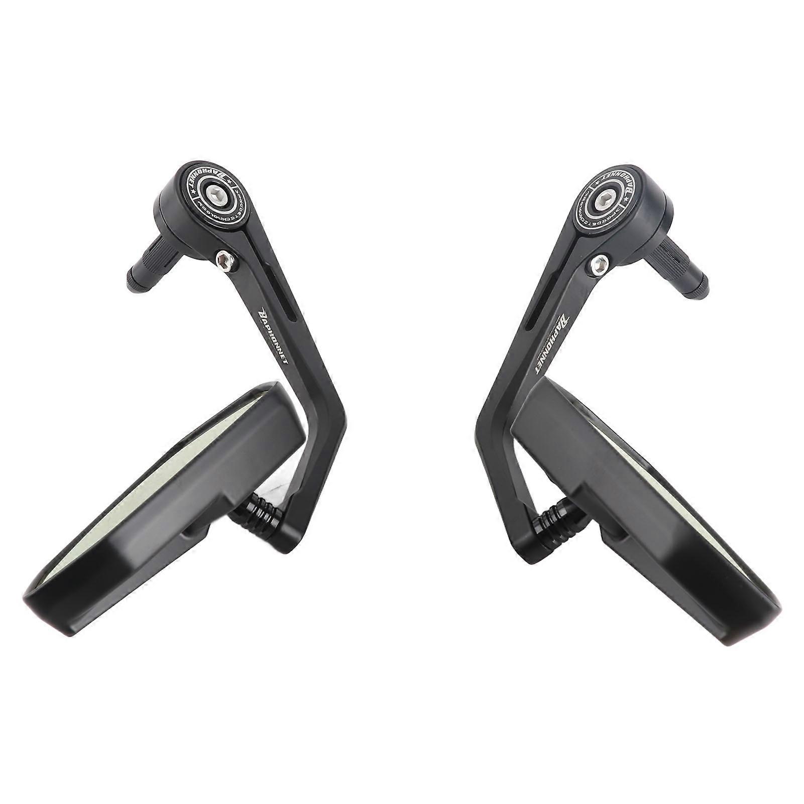 CNC Aluminum Motorcycle Rearview Mirror 360° Adjustable 7/8" Blue