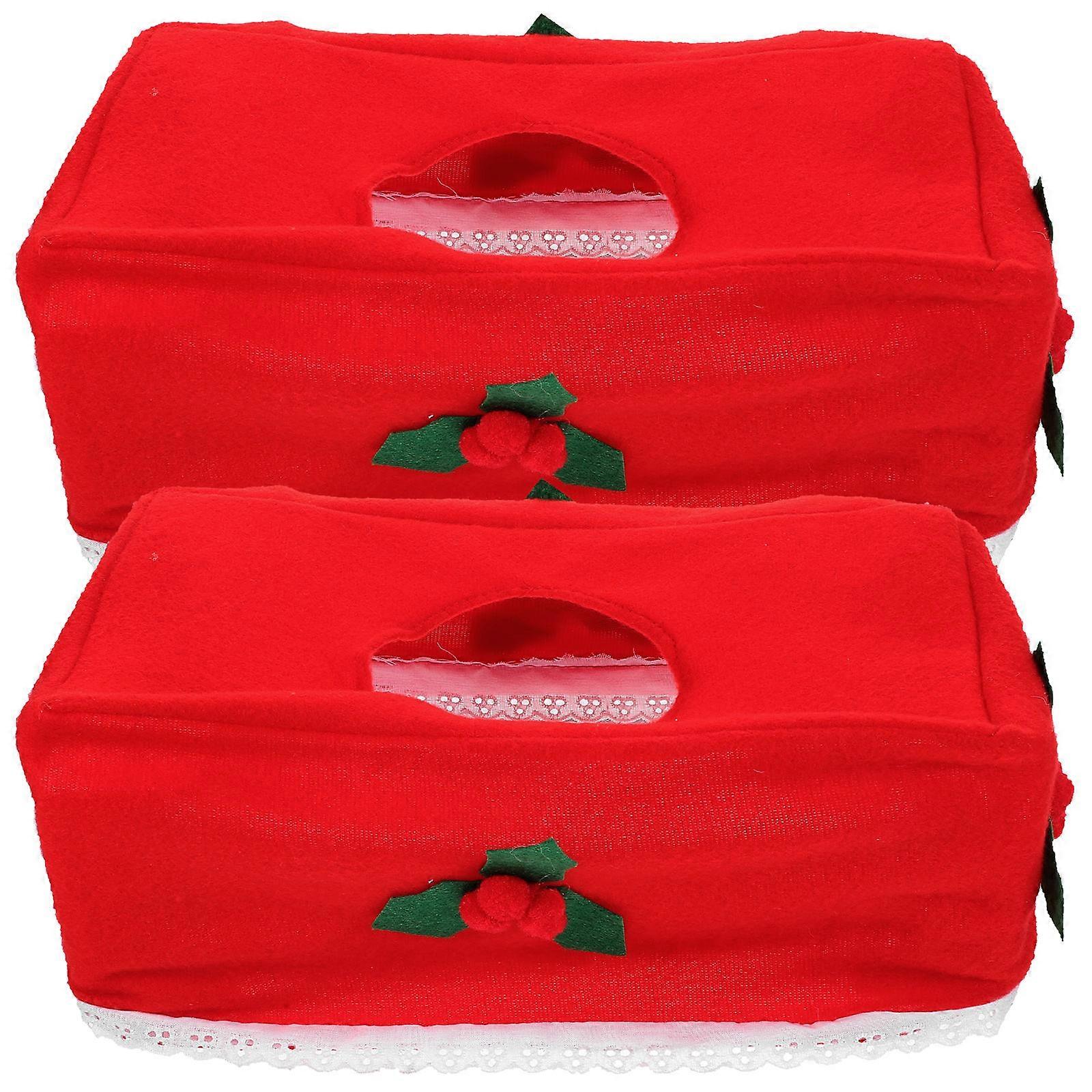 Convenient Napkin Containers for Storage 6Pcs Fabric Folding Tissue Boxes