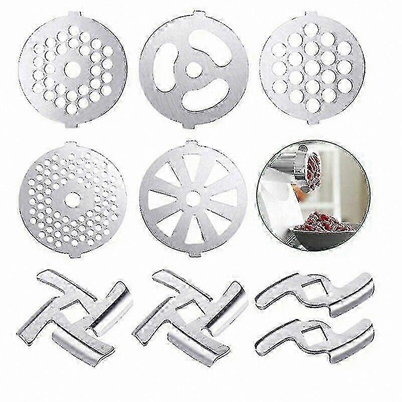 5mm/7mm Stainless Steel Grinder Plate & Knife Set for Meat Processing Tools