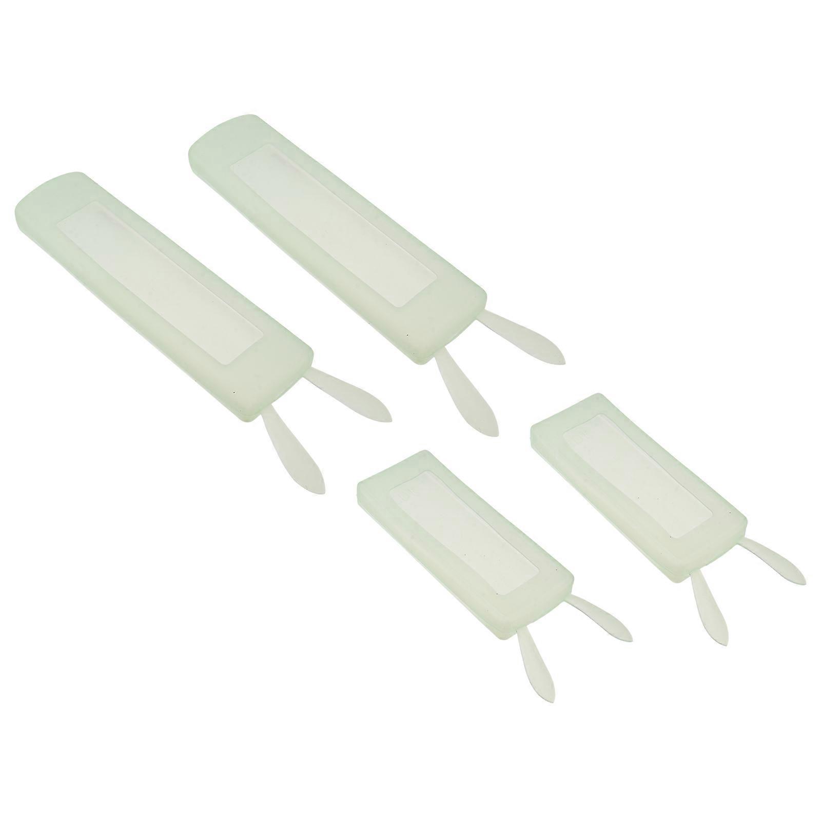 Silicone Light Green Remote Controller Cover for Protection 8Pcs Pack