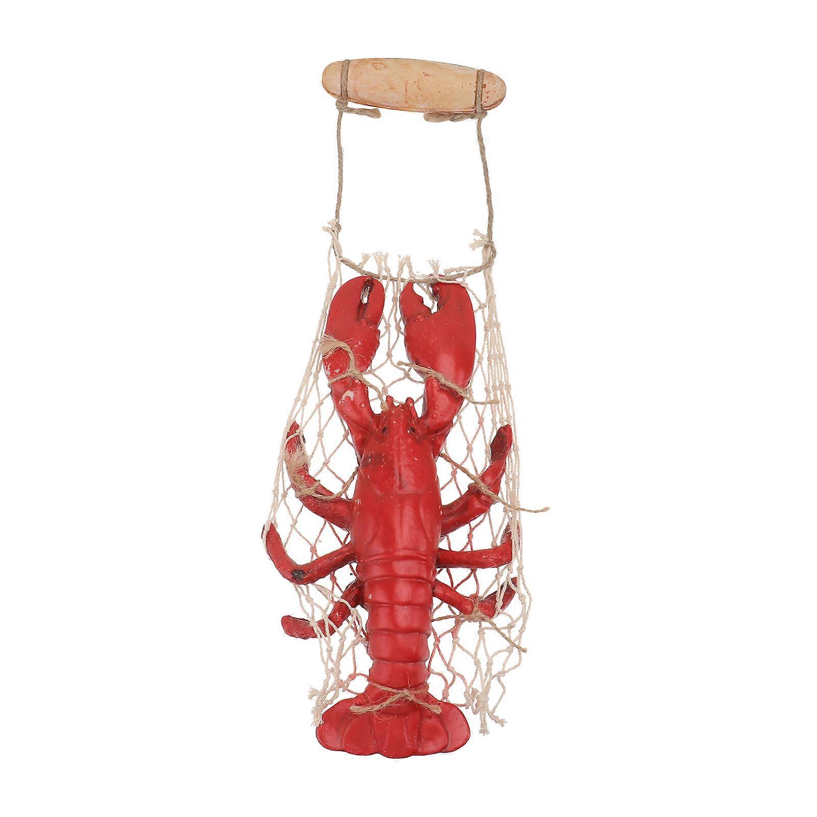 Creative Wall Decor Lobster Pendant for Home Resin 3Pcs Set