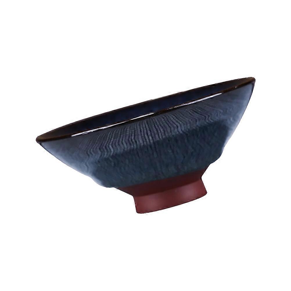 Red Stoneware Tea Cup Ceramic Tea Cup for Household Use 2Pcs