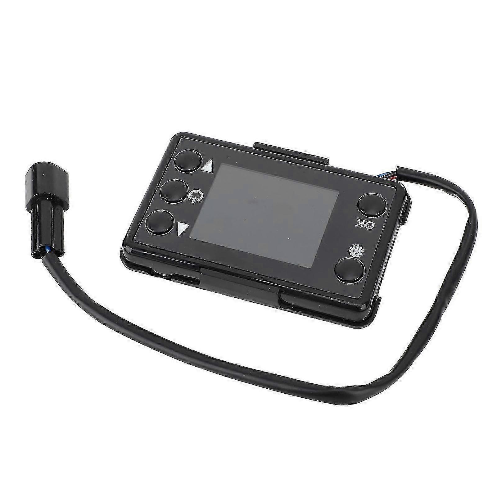 Car Parking Heater Switch LCD Controller, for Diesel Air Heater, ABS Shell, Multifunctional Temperature Control