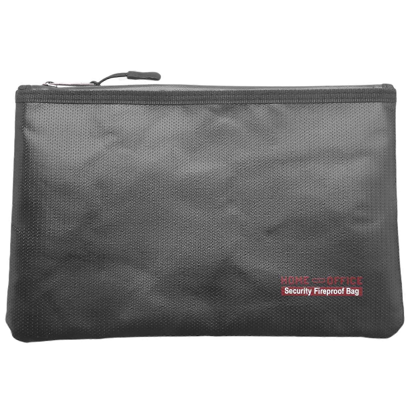 Portable Fireproof Waterproof Document Envelope File Folder Cash Pouch Fireproof Money Bag Lipo Safe