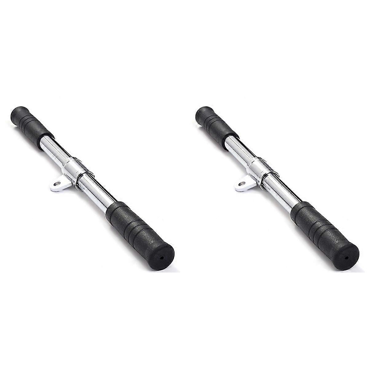 Pull Down Bar Gym Rotating Straight Bar for Cable Machine Attachments