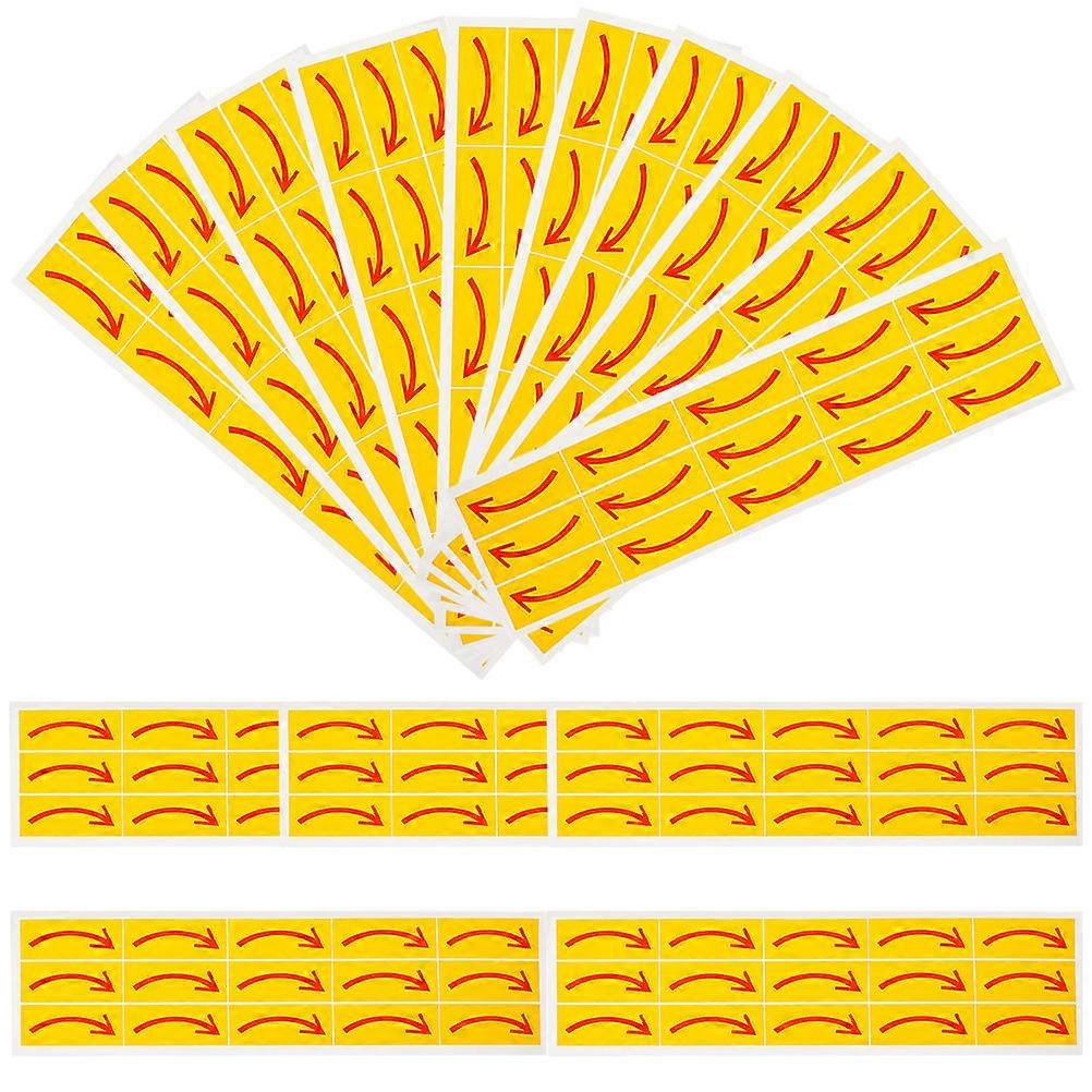 Arrow Sticker Signs for Direction Indicating Adhesive 60Pcs Set