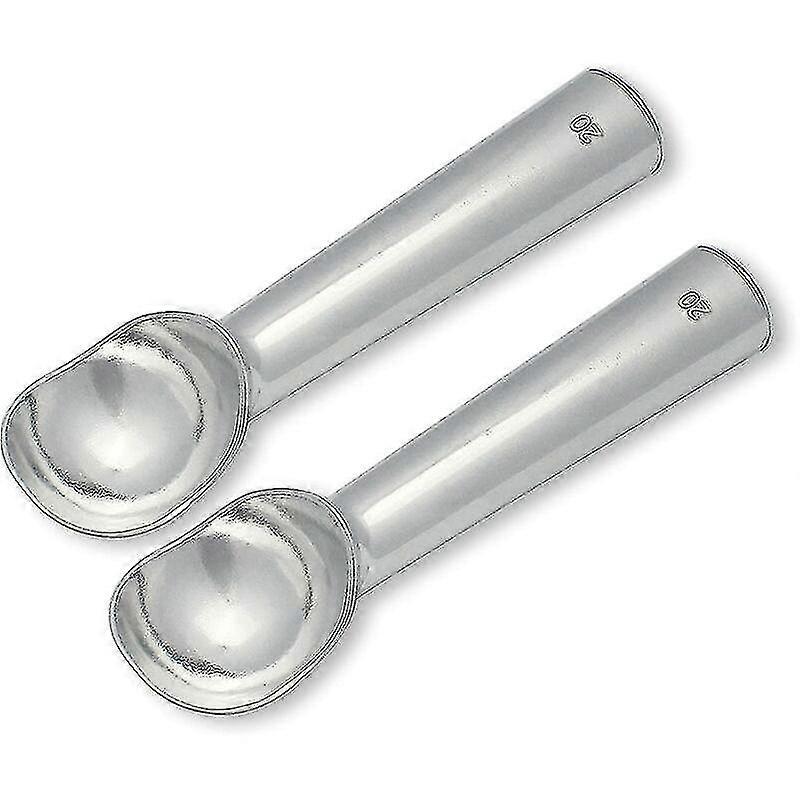 Pack of Aluminum Ice Cream Scoop with Heat Conductive Handle, Liquid-Filled & Non-stick, 2 Oz Large Size