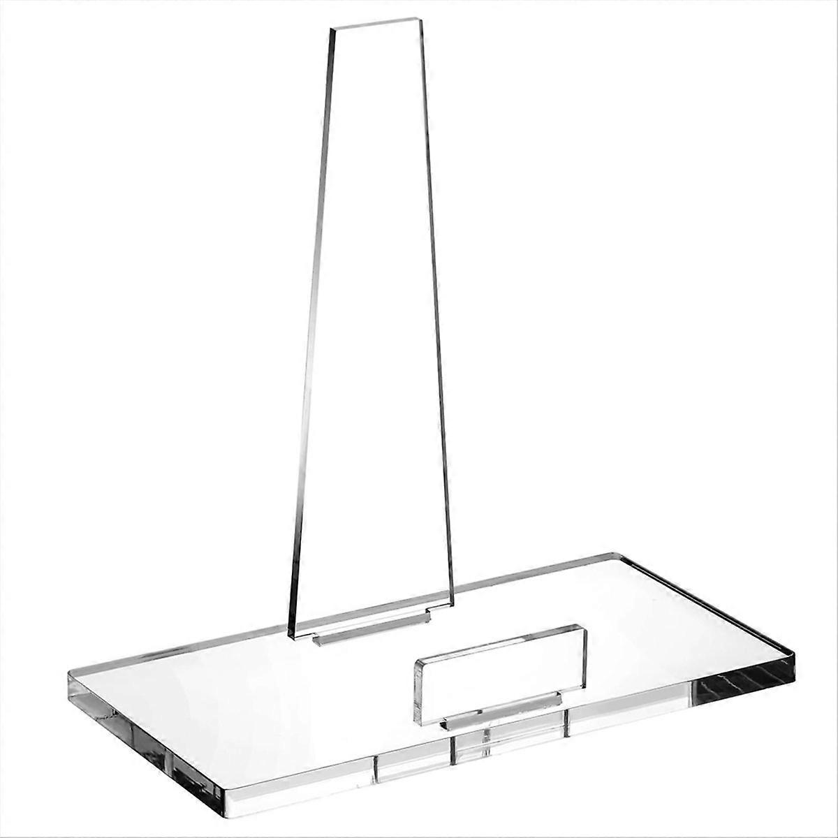 8Inch Acrylic Stands for Display Clear Postcard Plate Display Stand