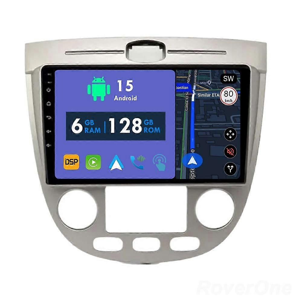 Car Radio 6G+128G CarPlay GPS Navigation Head Unit for Chevrolet Lacetti J200 Buick Excelle Hrv 2004-2013 Android Auto Bluetooth Stereo Touch Screen