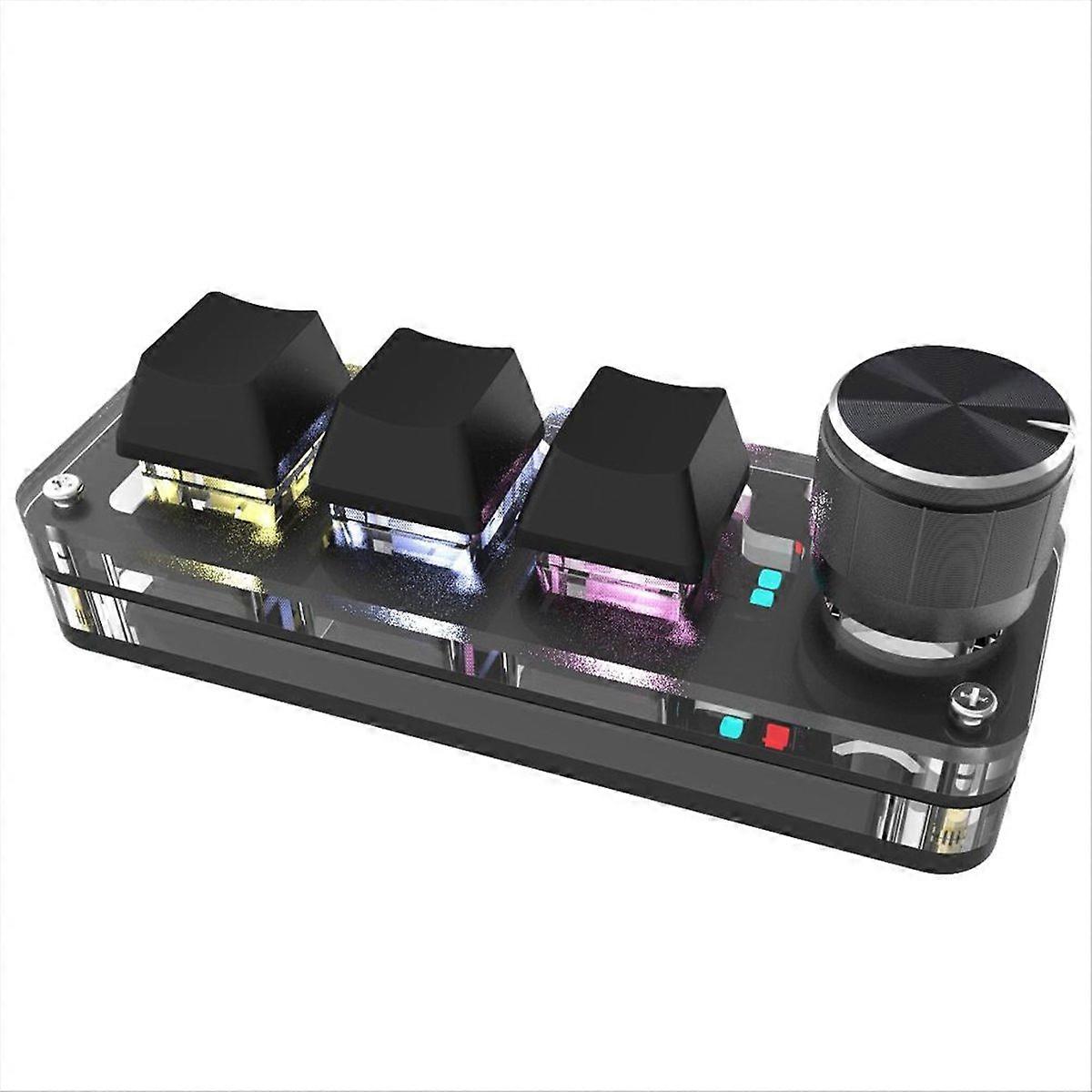 2.4G Wireless Bluetooth Knob Mechanical Keyboard