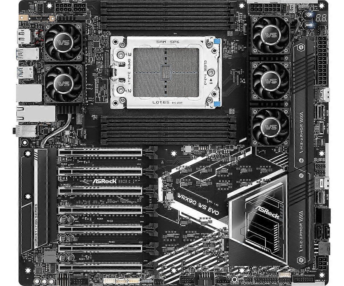 Asrock Wrx90 Ws Evo Moderkort AMD Wrx90 Socket Str5 Eeb