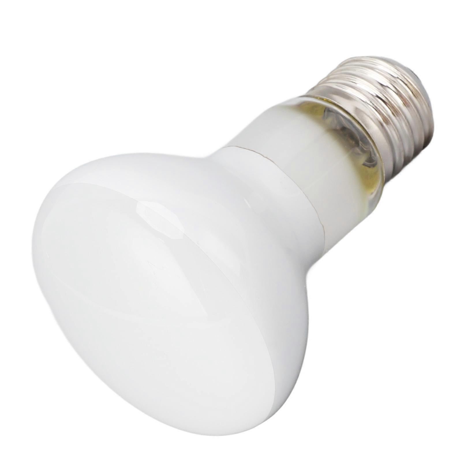 E27 UVA Reptile Heat Lamp Bulb for Reptile Amphibian Bearded Dragons Turtles Ball Pythons 220‑240V White 100W 