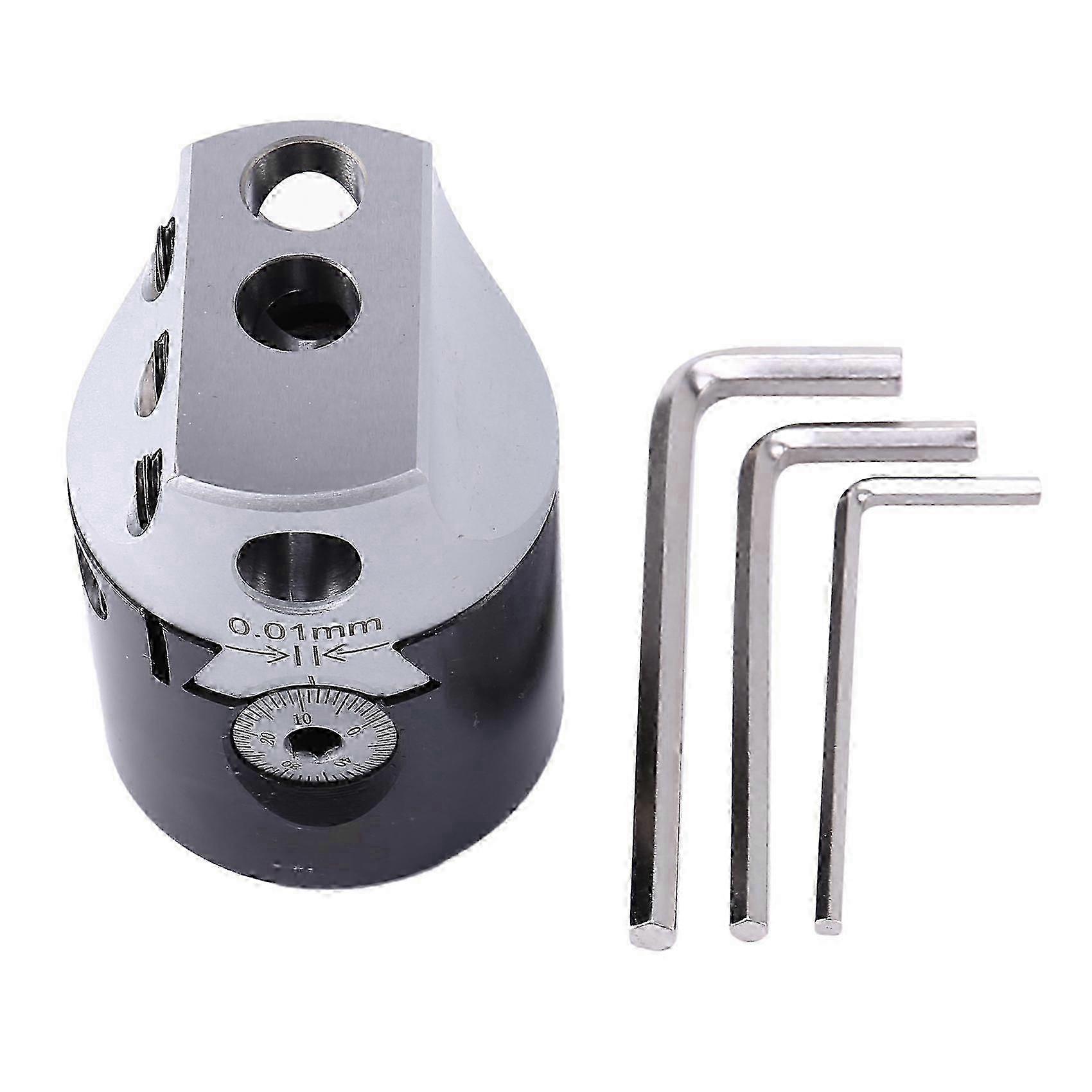 2Inch 50Mm F1 Type Boring Head 12Mm Lathe Boring Bar Milling Holder For Mt2 Mt3 R8 Shank Milling Mac Edition 1110