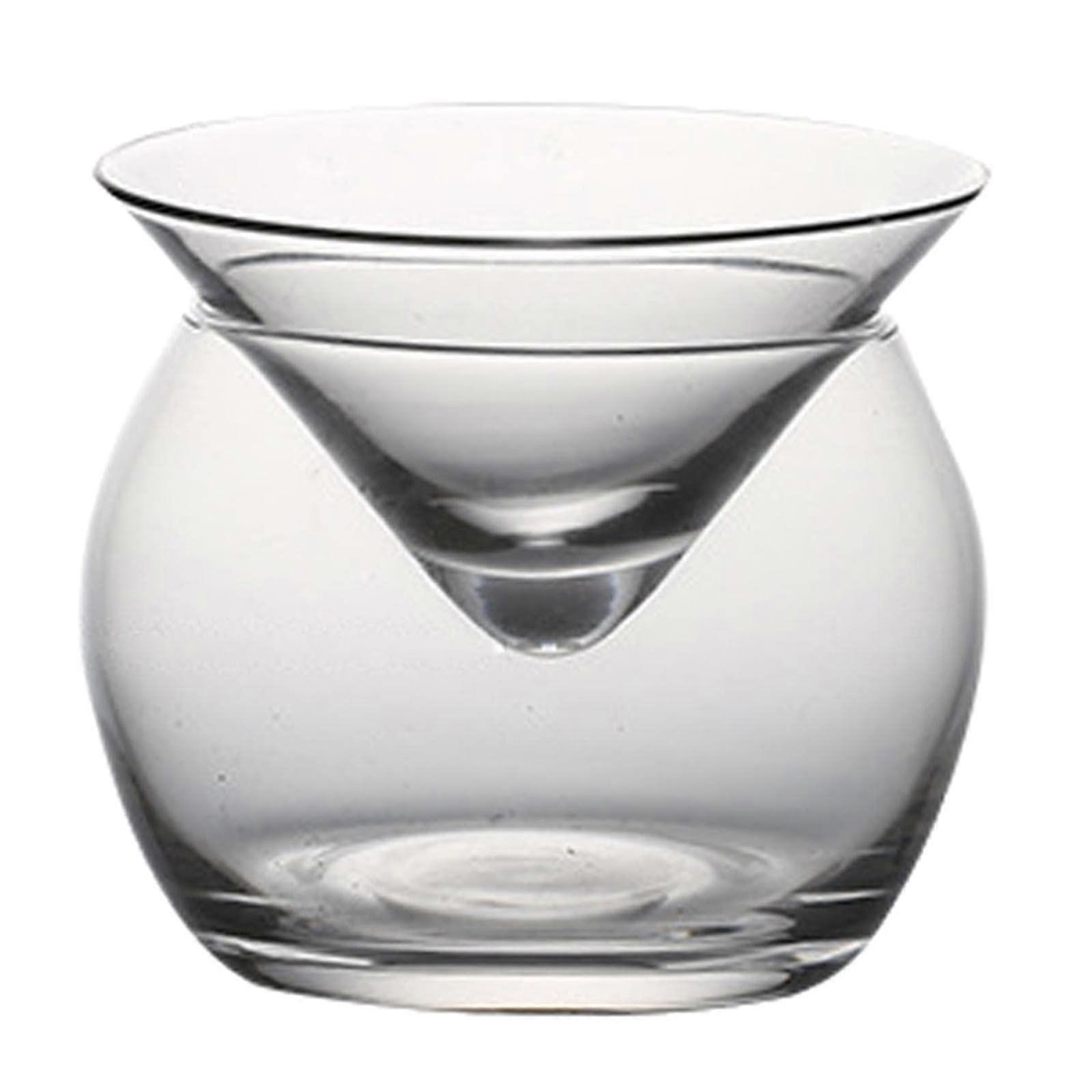 Conical Caviar Drinks Triangle Spherical Molecular Cup For Restaurant Bar Size S Transparent