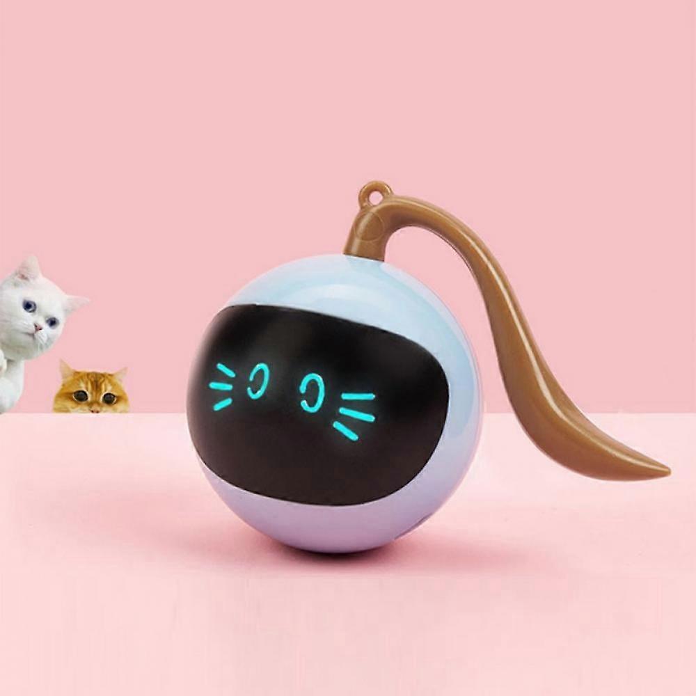 Cat Toy Balls Smart Interactive Cat Ball Toy,Self Rotating Balls USB Rechargeable Automatic Rolling Ball Toy for Cat Kitty Pet Entertainment