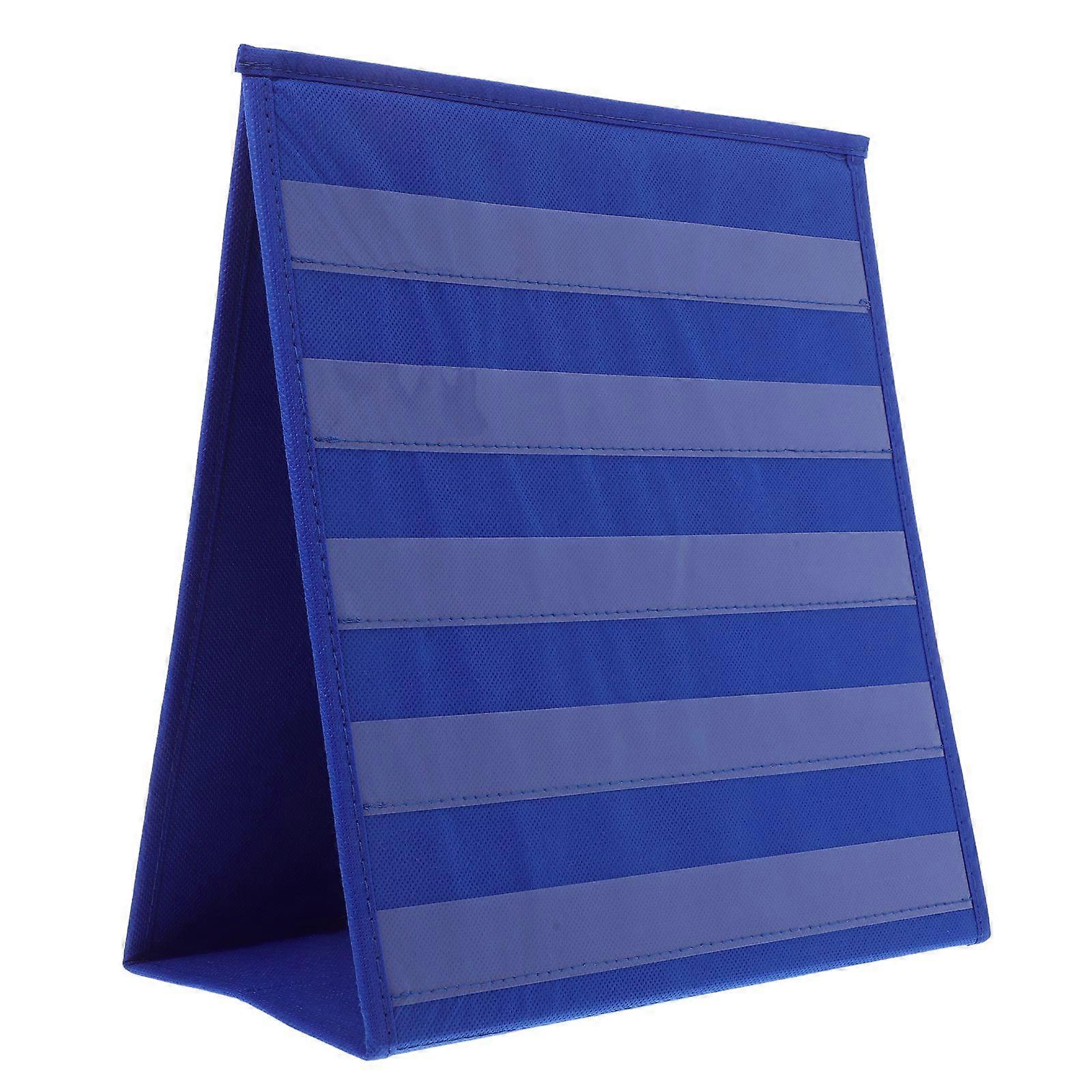 Tabletop Pocket Chart for Classroom Table Pocket Chart Card Display Pocket Mini Pocket Chart Schedule Pocket Chart Dual-Sided Pocket Chart for Classro