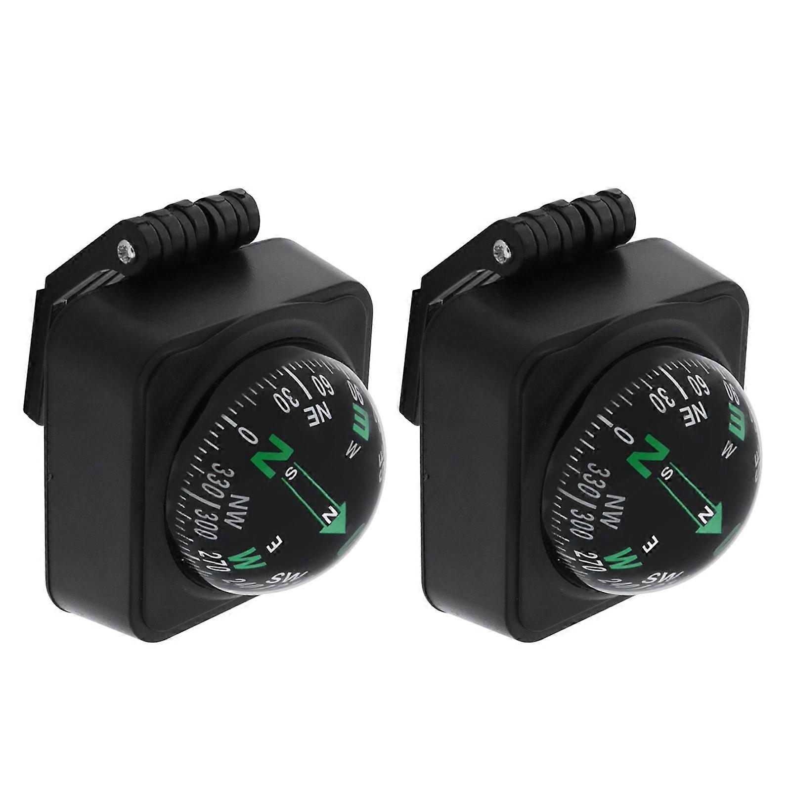 Shockproof Plastic Directional Guidance Sphere Car Navigation Instrument for Car Dashboard Mounting & Travel Orientation Multicolor