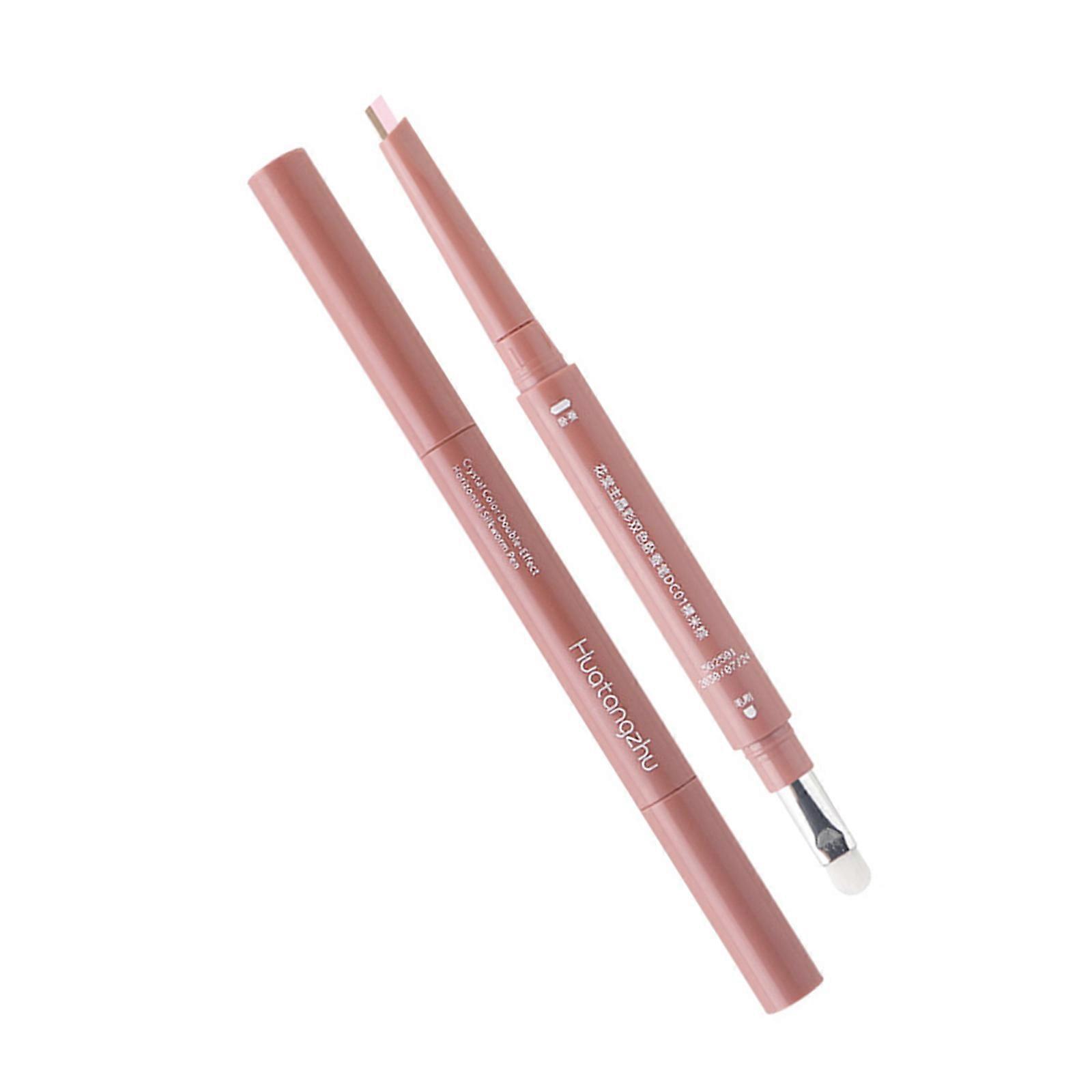 Double Ended Highlighter And Contouring Pencil For Under Eye Brightening And Shading Easy Blendable Texture Multicolor