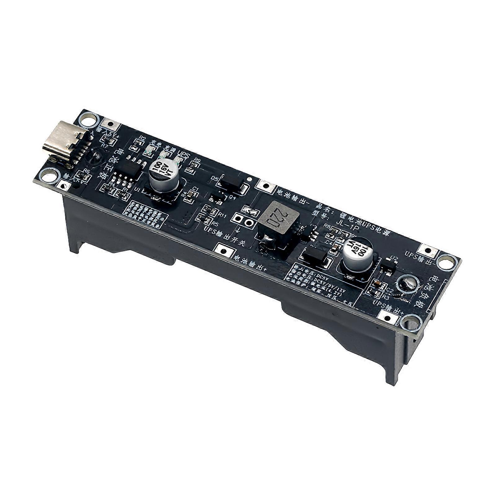 Miniature 18650 Battery Boost Module Battery Boost Stepping Up Module UPS Uninterruptible Power Supply Module Charge Multicolor