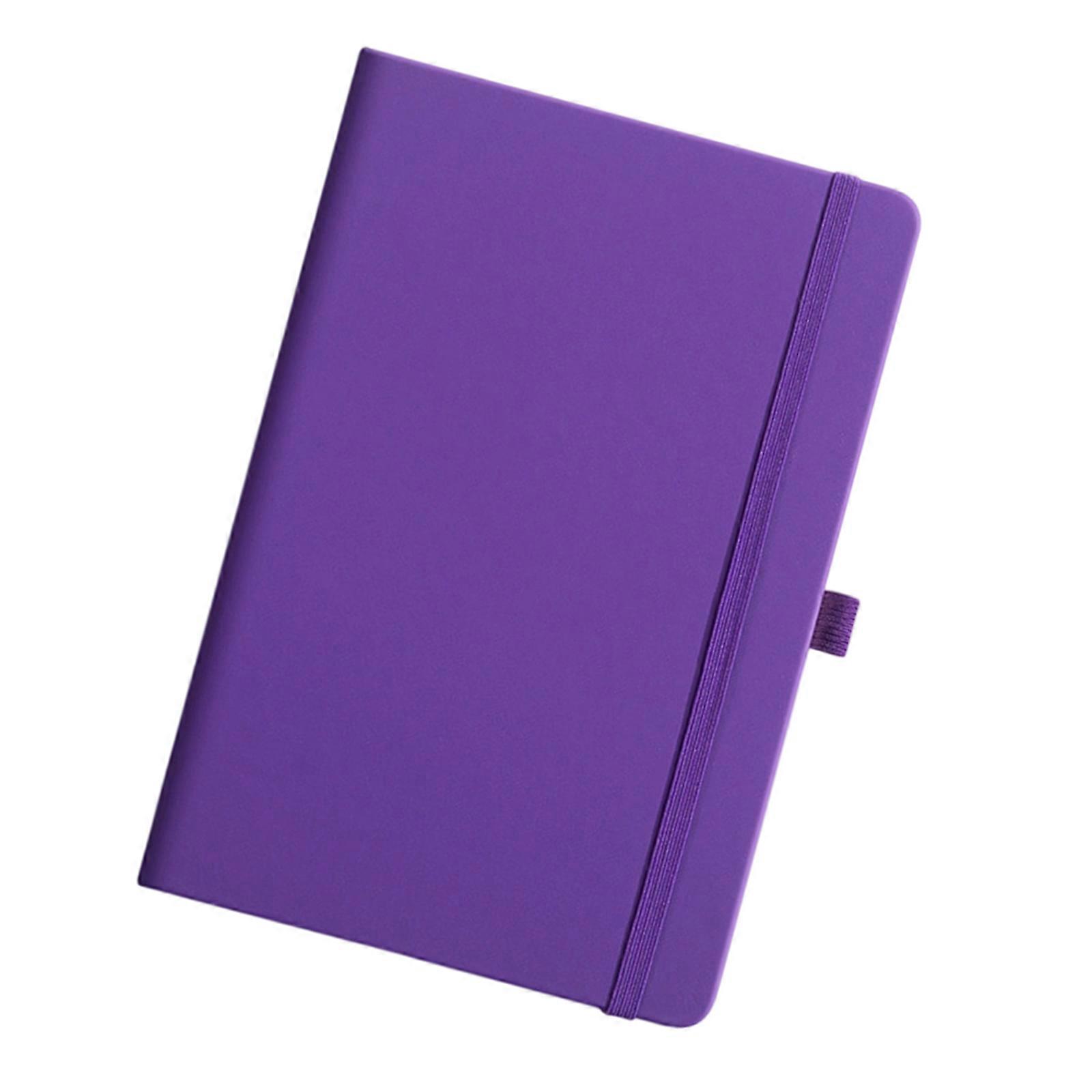 Leather Cover Notebook Journal Notebook Stationery Notepads Retro Business Notebooks For Notes Sketches  Purple
