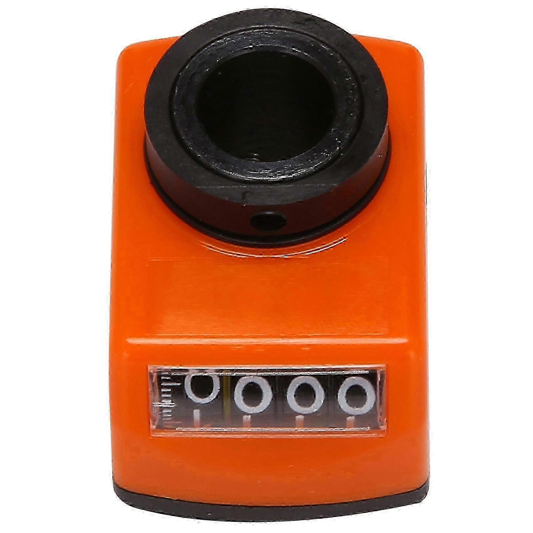 1PCS 14mm Position Indicator Counter 4-Digit Position Display Digital Position Indicator Machine ToOrange  black A-GB