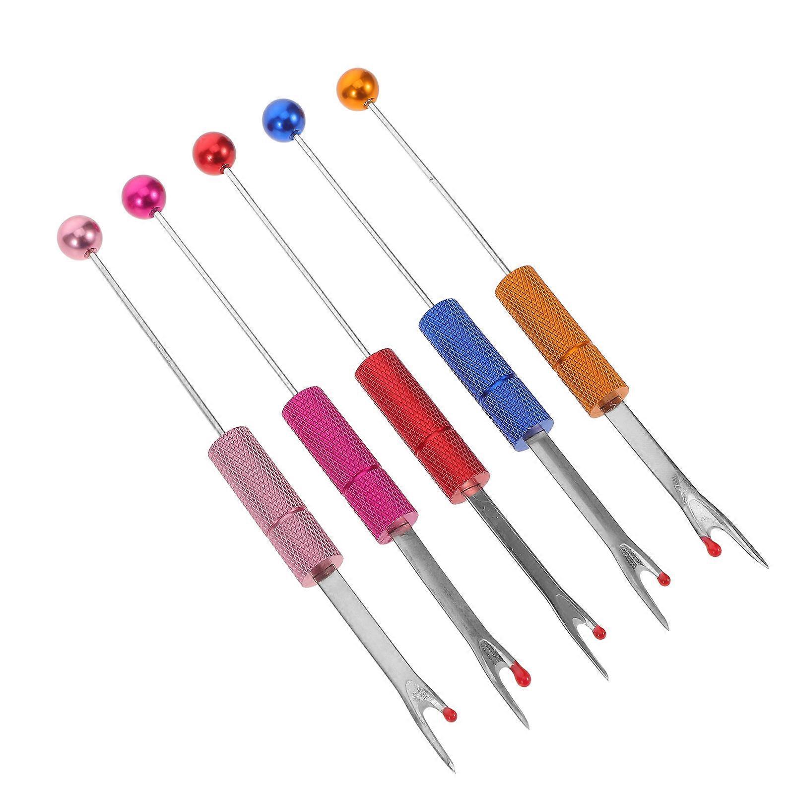 Thread Remover Tool Metal for Embroidery 5Pcs Precision Sewing Unpicker