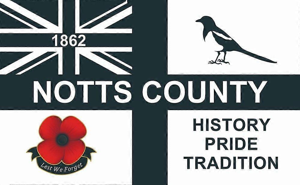 Notts Countyn jalkapalloseuran lippu