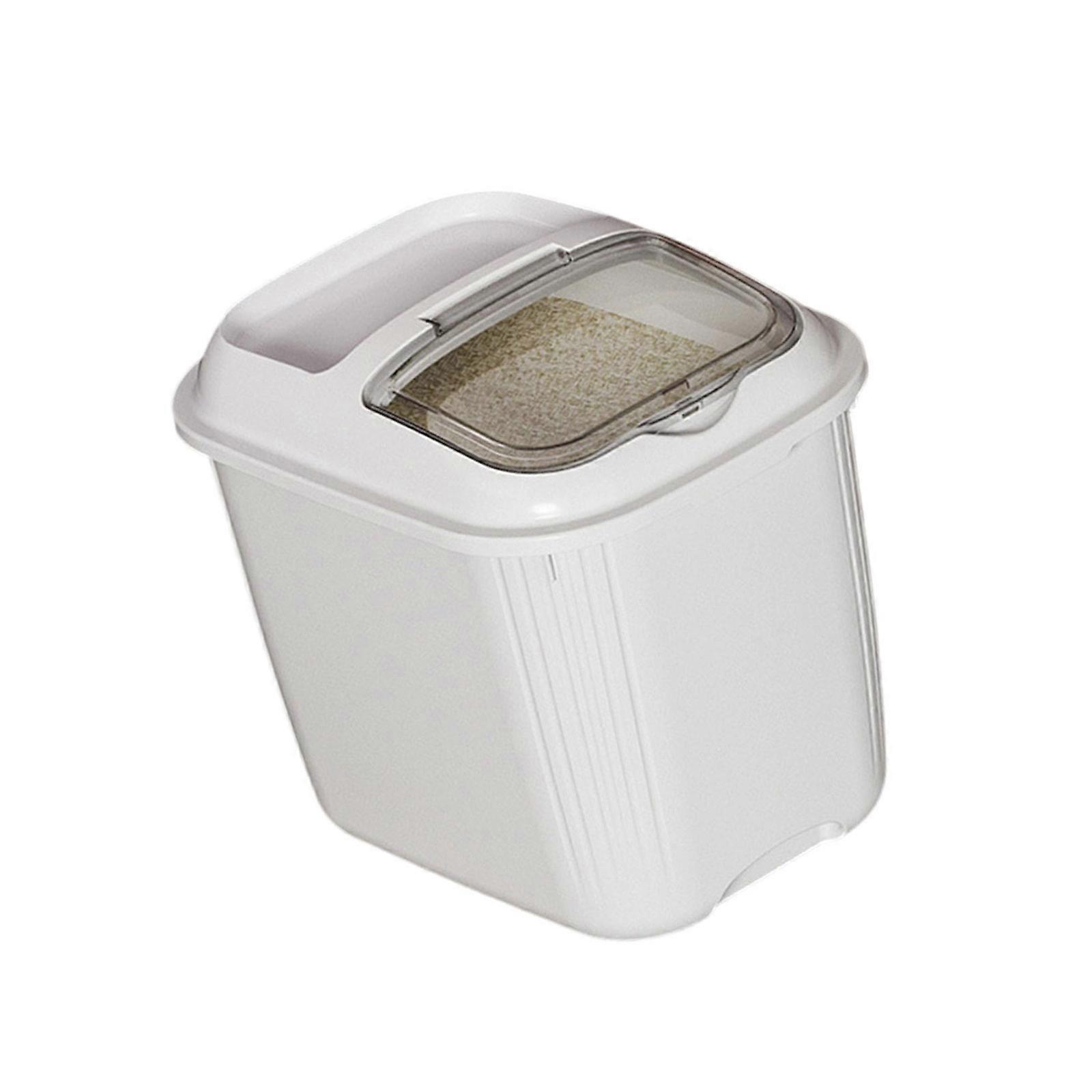Oversized Kitchen With Visible Tight Seal Technology For Flour Rice Dry Food  20 catties white