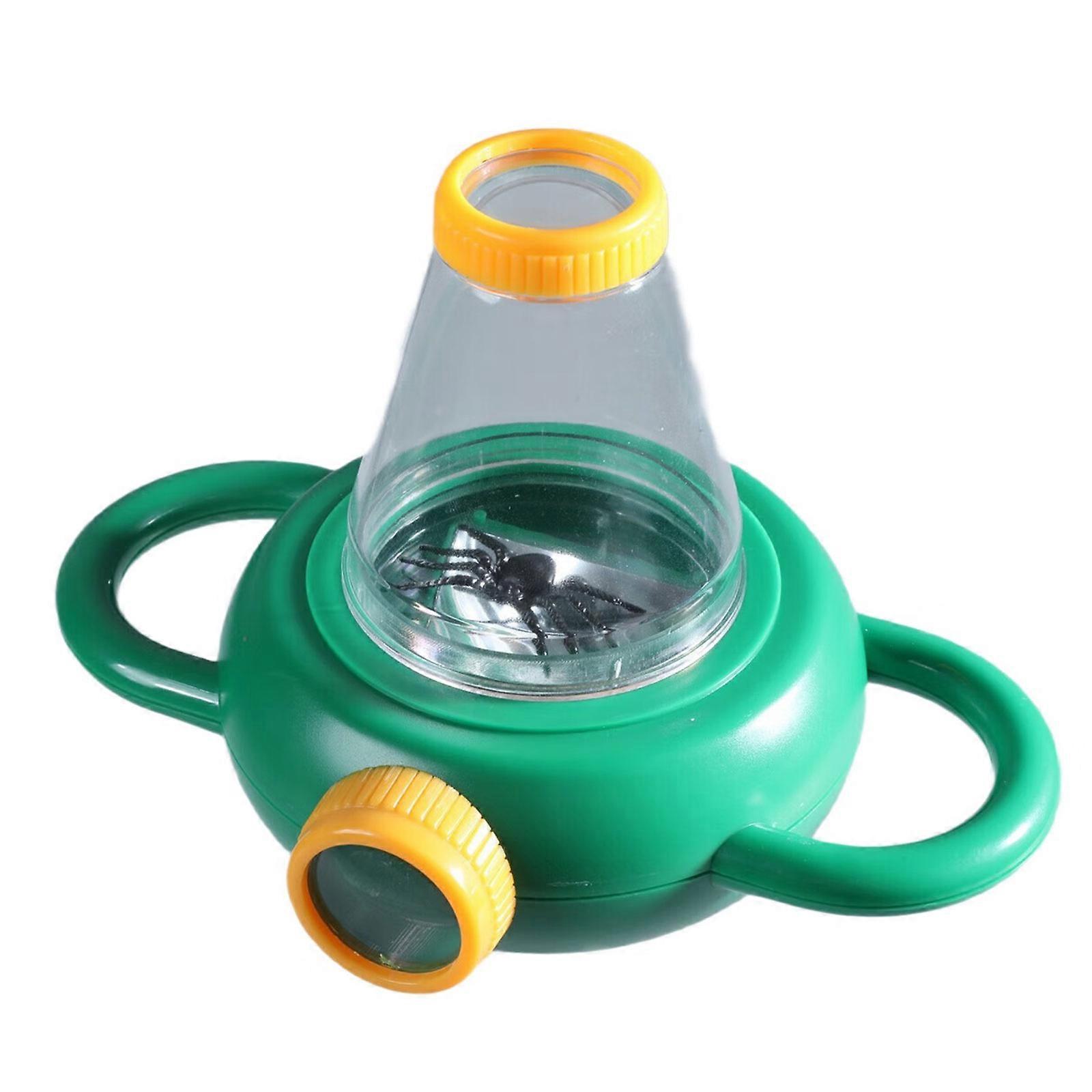 Ants Observation Set for Children Clear Cage with Magnifier Nature Exploration Portable Box Insect Observation Tool Multicolor