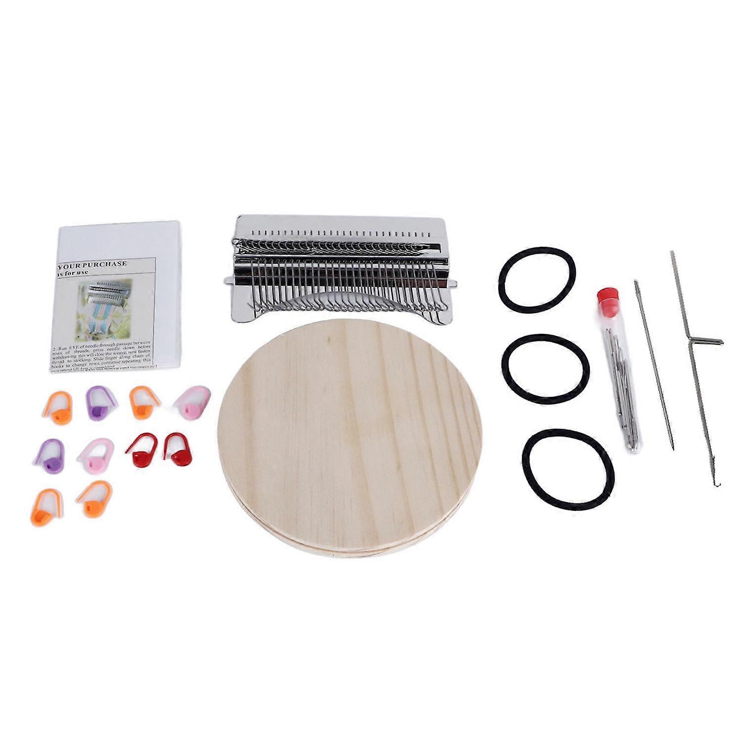 Darning Loom Speedweve Type Weave Tool Convenient Small Weaving Loom Kit for Beginners Quickly Mendi