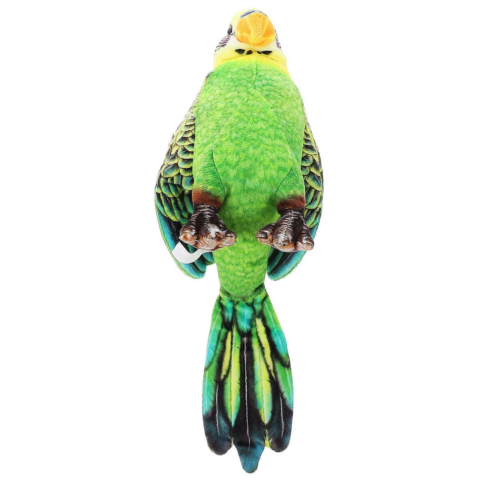 Plush Parrot Shaped Doll for Decor Soft and Lifelike