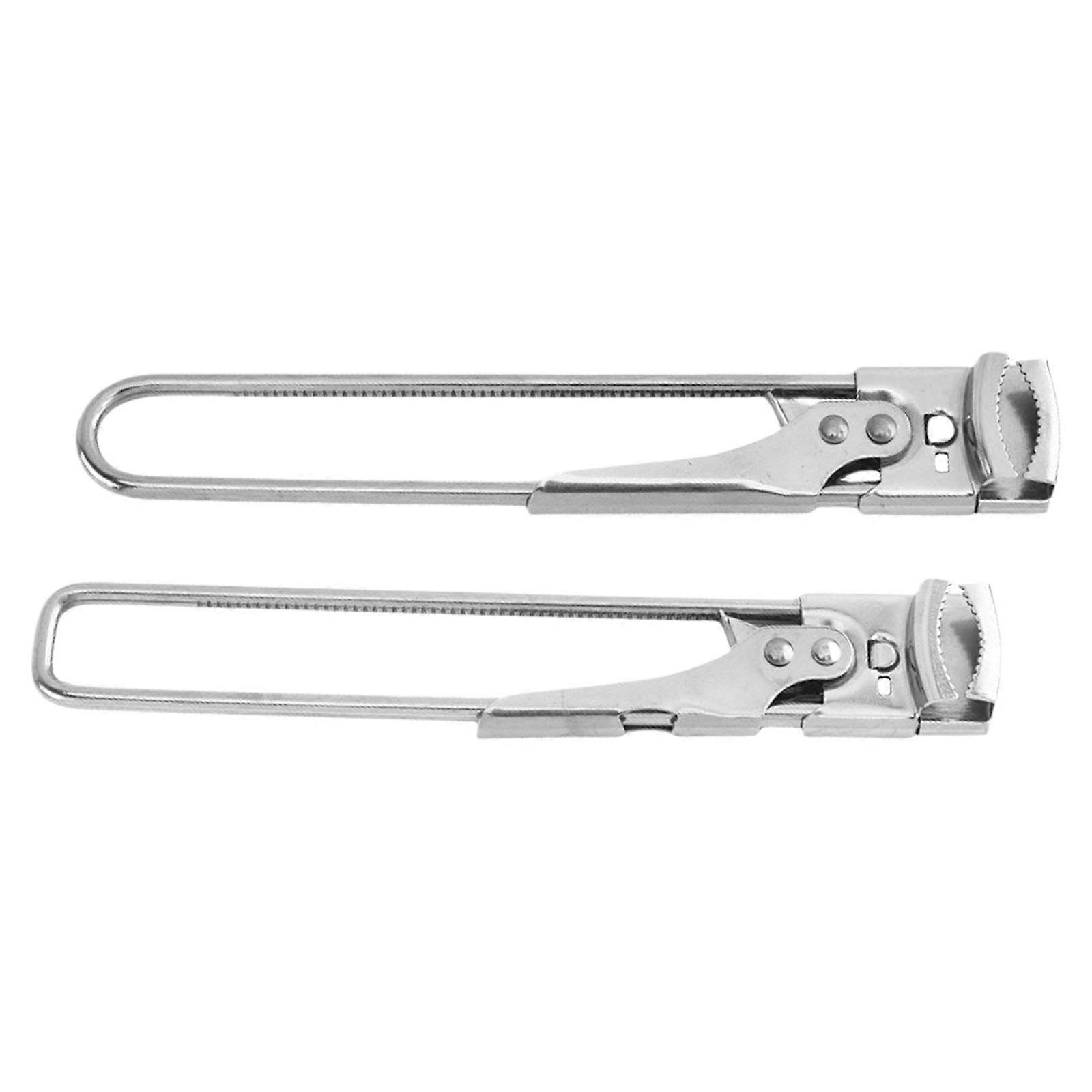 Ergonomic Twist Lid Remover Adjustable Size 2-10cm Nonslip Household Tool Stainless Steel Jar Can Opener Gripping Tool Multicolor