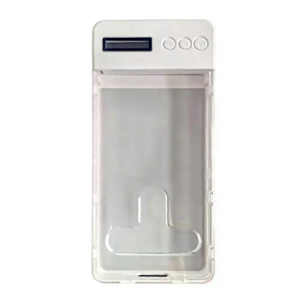 Self-Discipline Phone Timer Lock Box for IPhone Android Phone Case Self-Control Timer Locker for Students Adults White