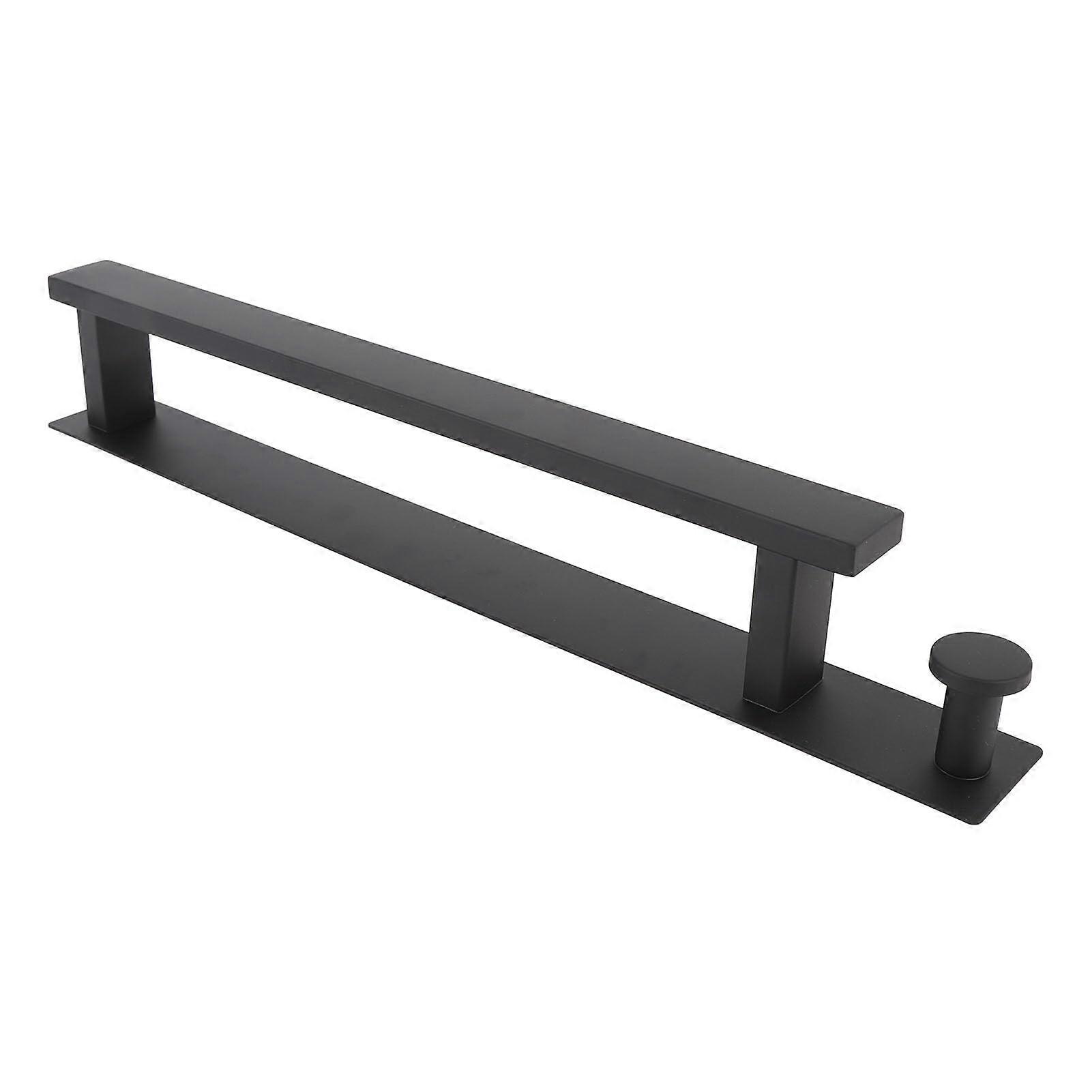 Bathroom Towel Rack 304 Stainless Steel Rustproof Wall Mounted Vertical Holder with Hook