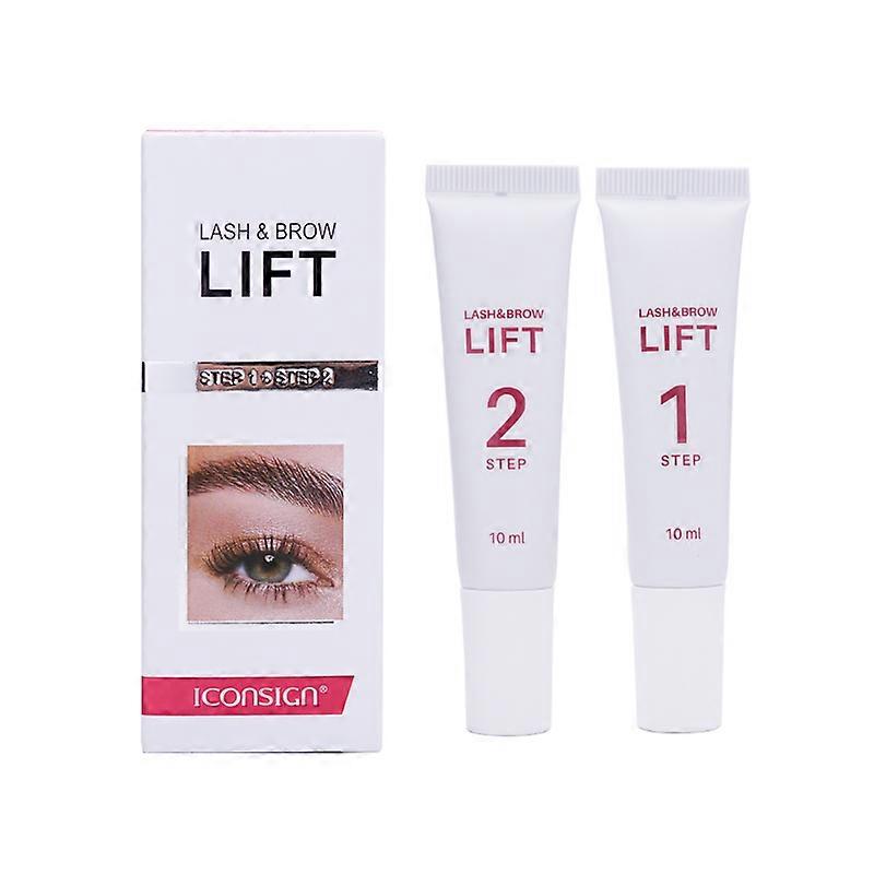 2Pcs 10ml Lash Fix Perming Set Lashes Lift Brow Lamination Perm Fixation Setting Lotion Eyelashes Makeup Tools