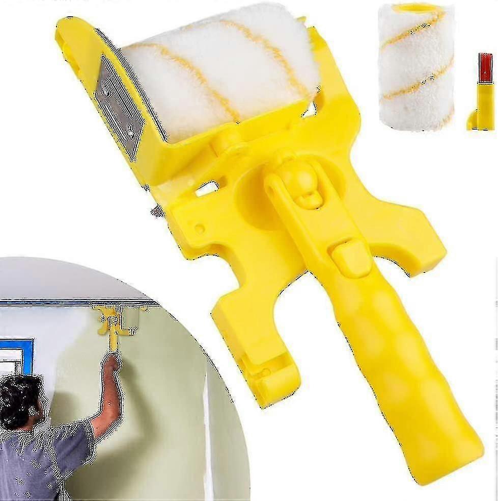 hand-held paint edger roller for smooth edges