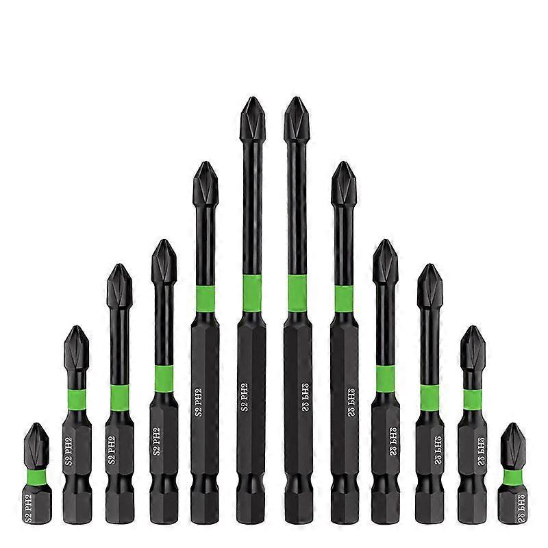 Magnetic Screwdriver Bit Set, Anti-Slip Magnetic Drill Bit Set