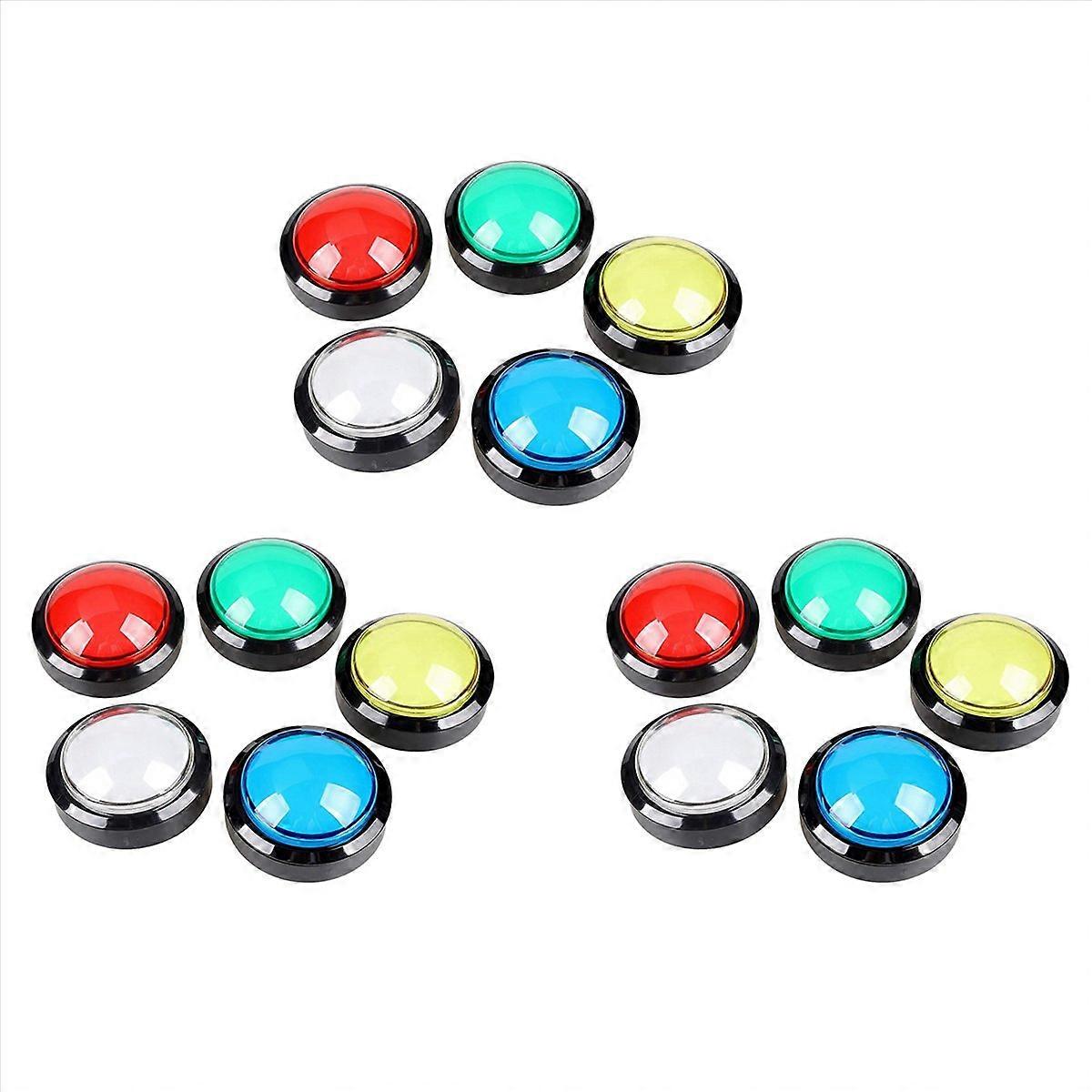 5X 2.36 Inch LED Push Button for Arcade Machine Video Games Console