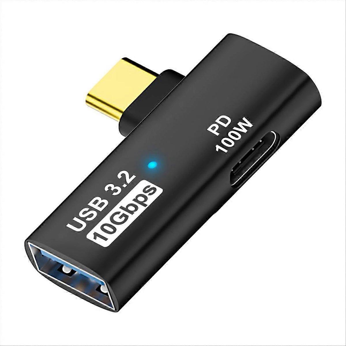 2-in-1 USB C to USB 3.2 Adapter for Ally,for ,Black