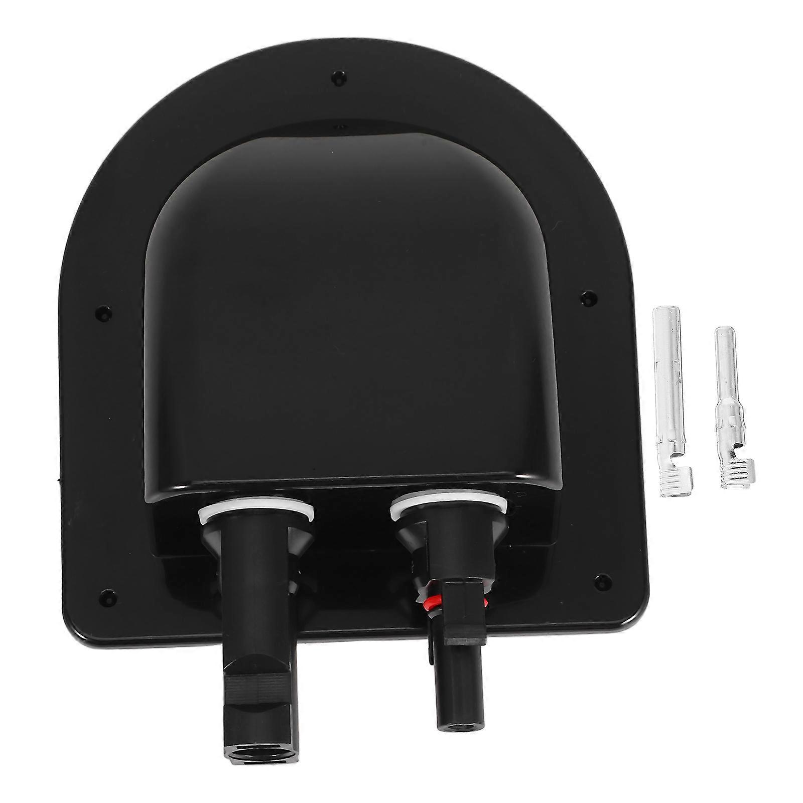 Weatherproof Electrical Box Dual Cable Entry Solar Connector Housing