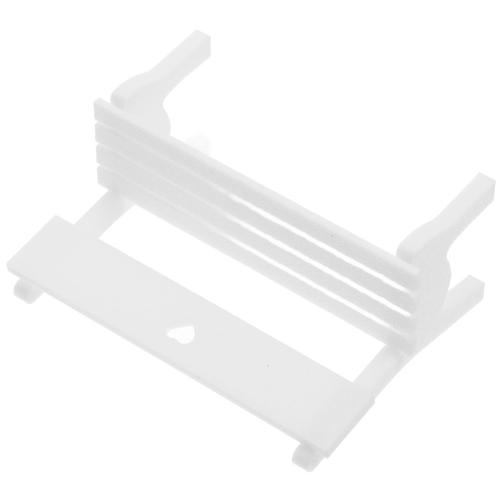 Miniature Park Bench Model White for Diorama Decor 4Pcs Set