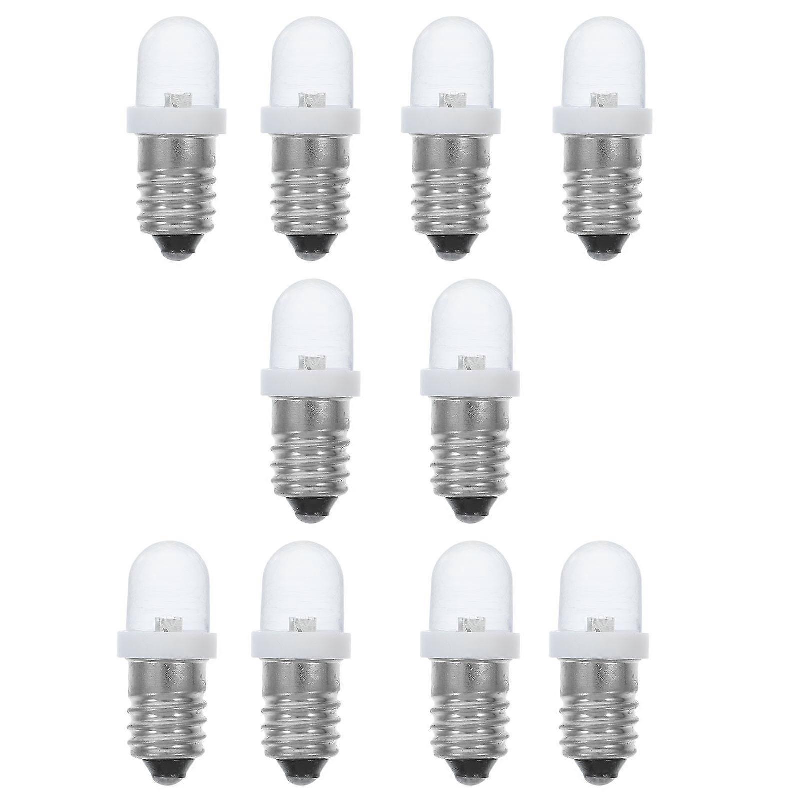 Mini Light Bulbs Screw Base for Physical Experiment 10Pcs Pack