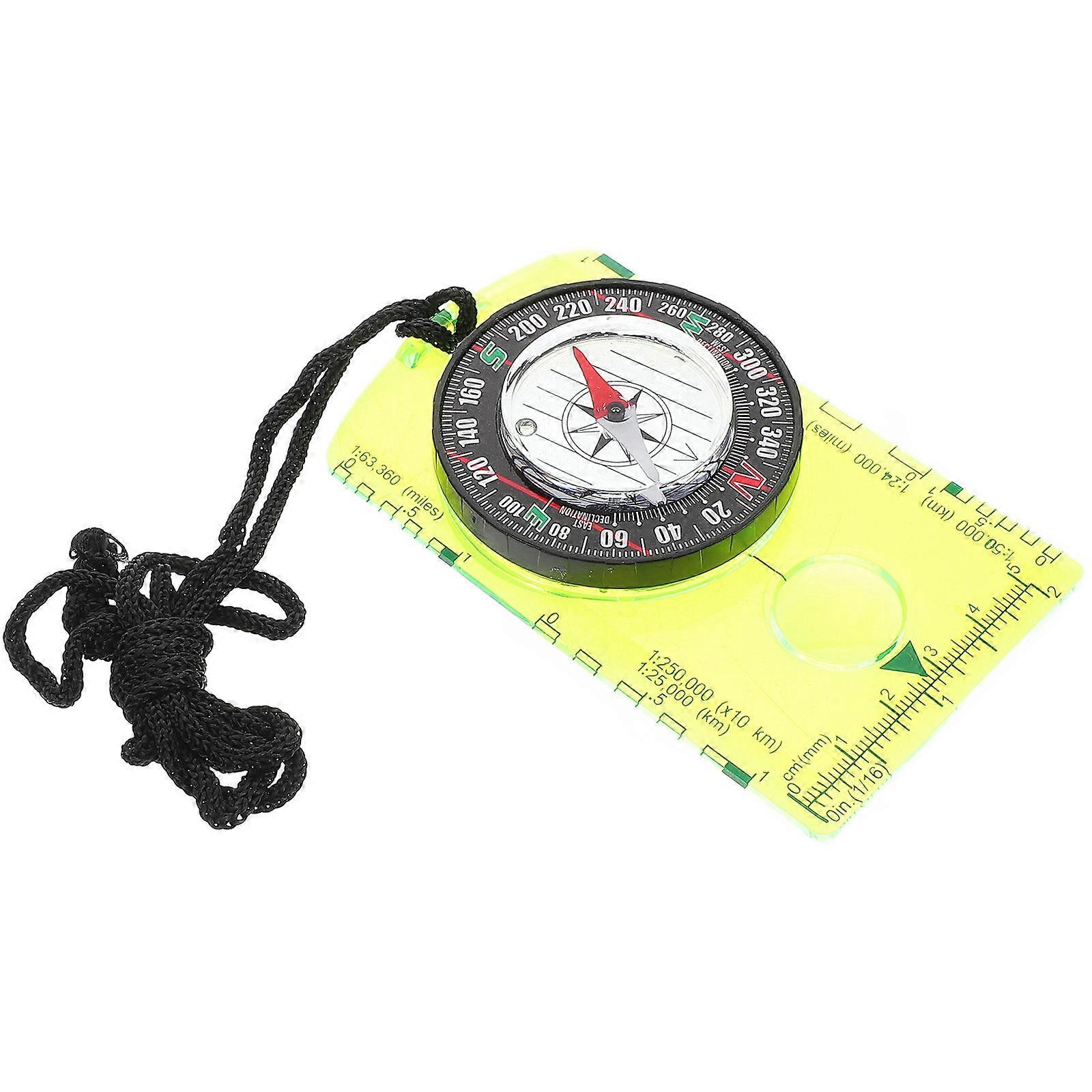Orienteering Compass Hiking Multifunctional Compass for Outdoor Use 3Pcs