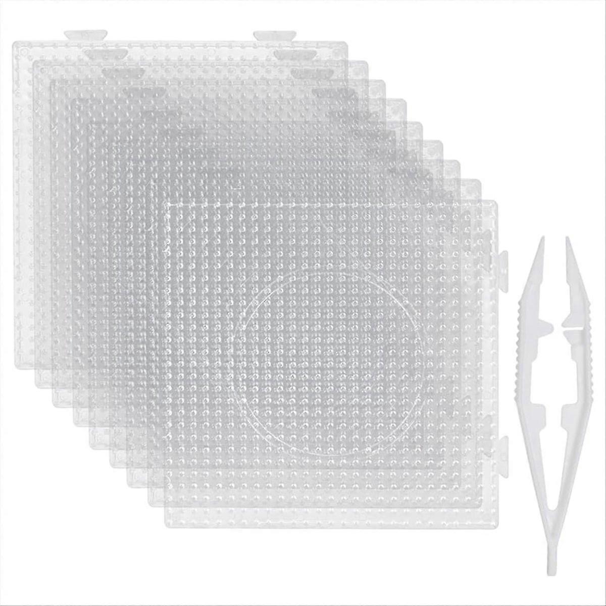 Fuse Beads Pegboards, Large Plastic Bead Pegboard,for DIY Craft Beads