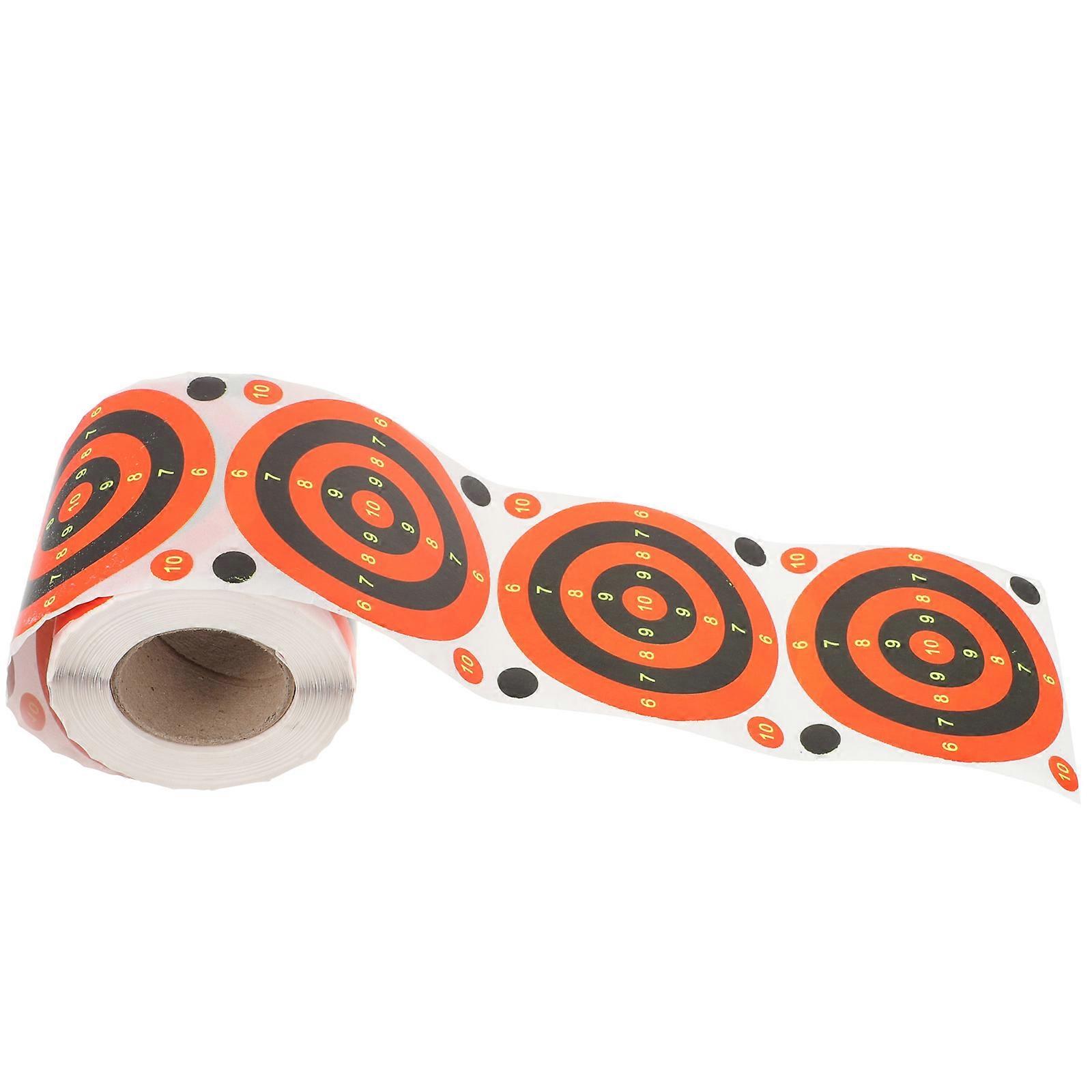 Assorted Color Shooting Target Paper Self-Adhesive Label for 200 Sheets