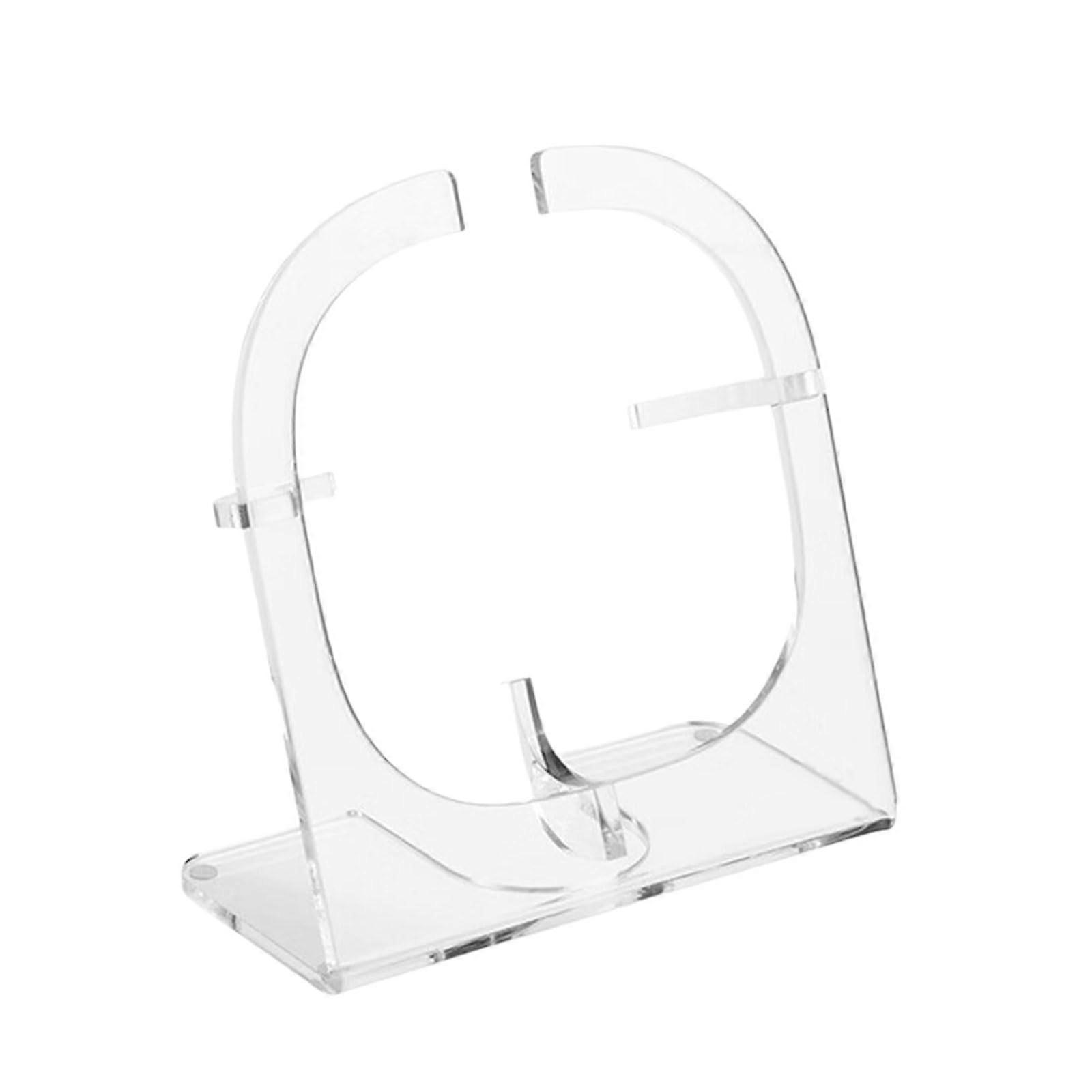 Loudspeaker Storage Stand Desk Holder With Anti Slip Silicone Base For Small Speakers Transparent