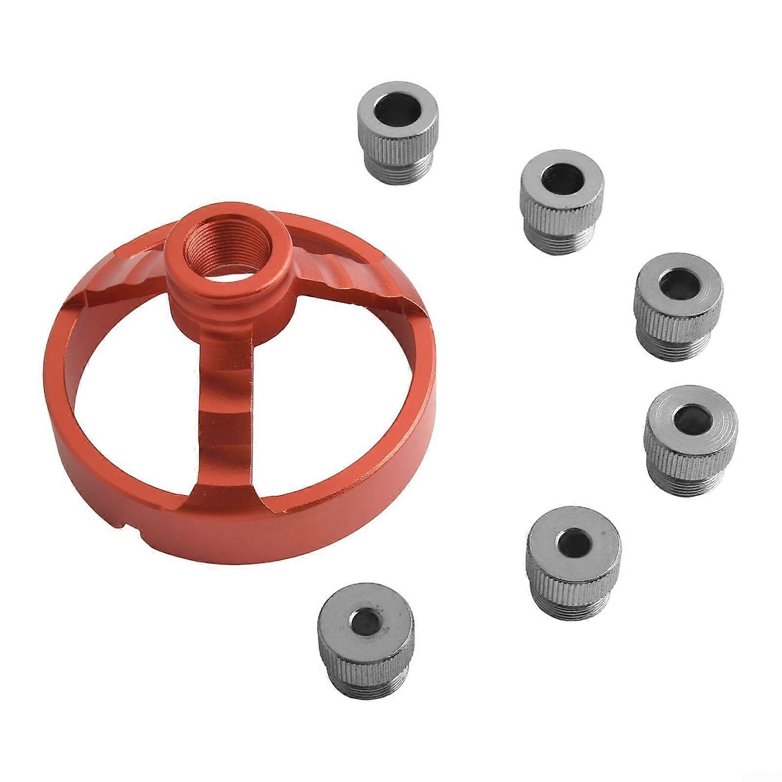 Drill Guide Jig 90 Degree Adjustable Aluminum Alloy with 510mm Bit Sleeves for Woodworking