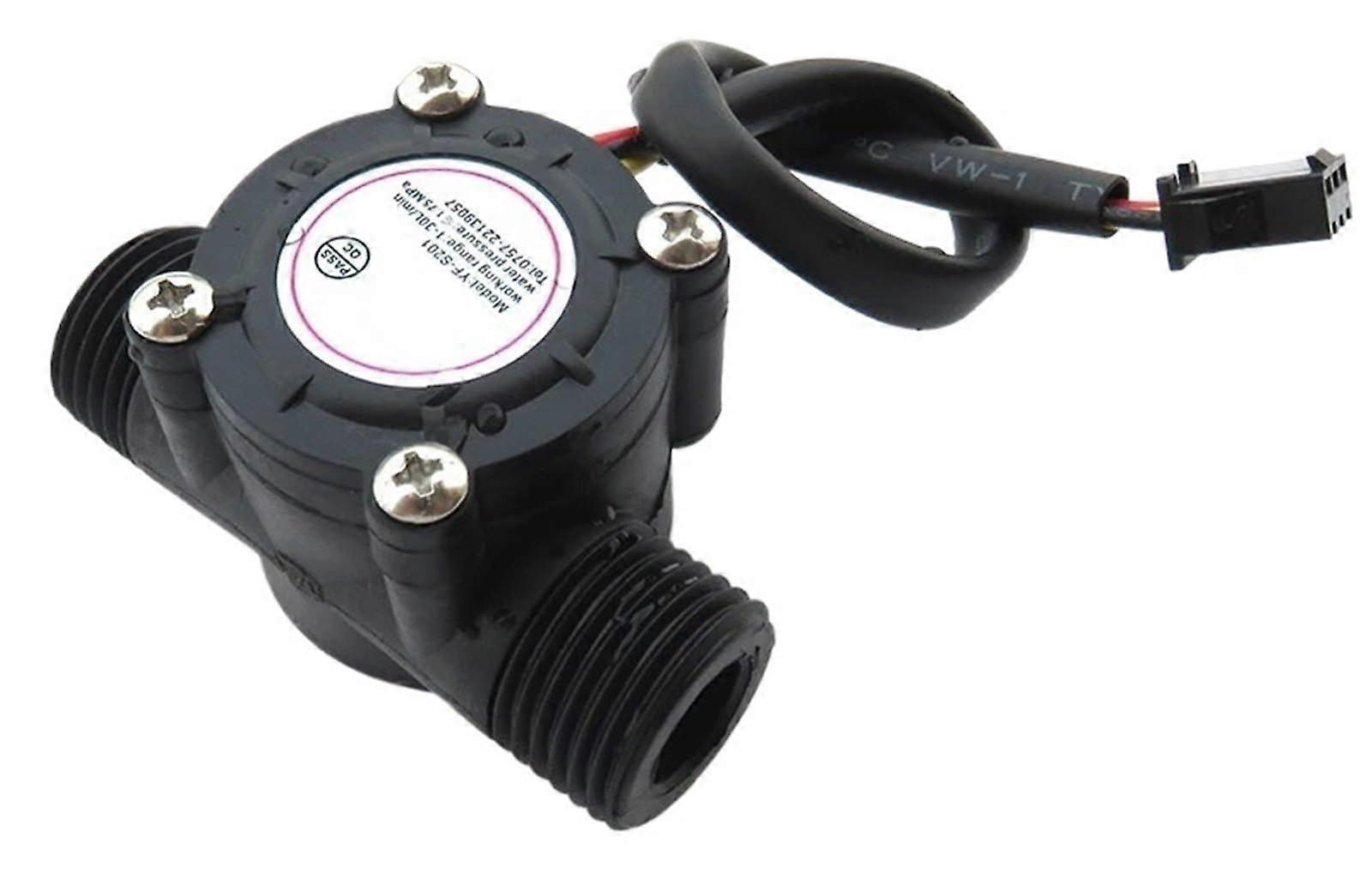 DC 518V 3/4 Inch Water Flow Sensor Hall Effect Flowmeter for Reliable Pump Protection